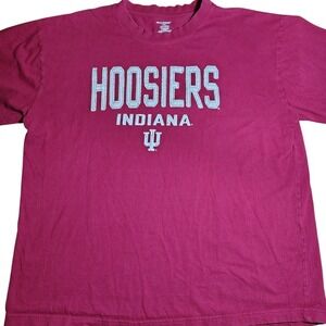 Indiana Hoosiers T-Shirt Pro Edge NCAA Mens XL‎ College Graphic Tee red